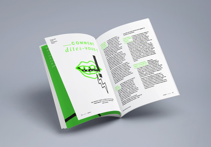 Communication interne brochure design editorial edition editorial