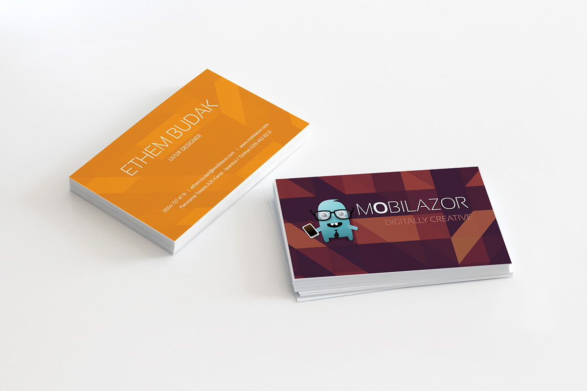 business card baskı tasarımı