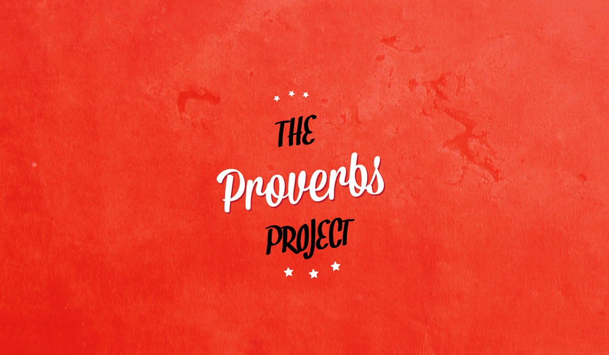 Book Of Proverbs The Proverbs Project God is Good posters type Michael Masinga 