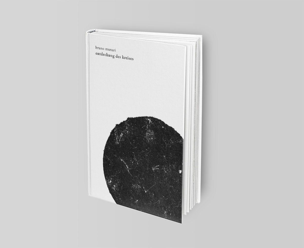 Black&white bruno munari book bookcover