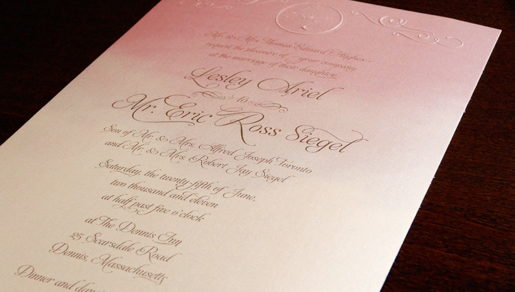 print invitation design
