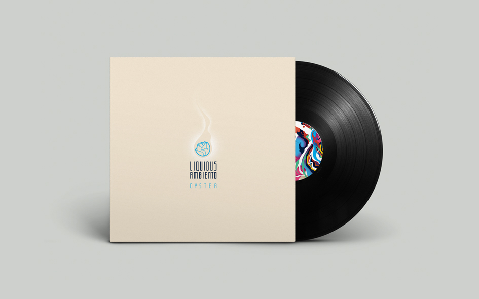 record sleeve LP jazz colors band vector design