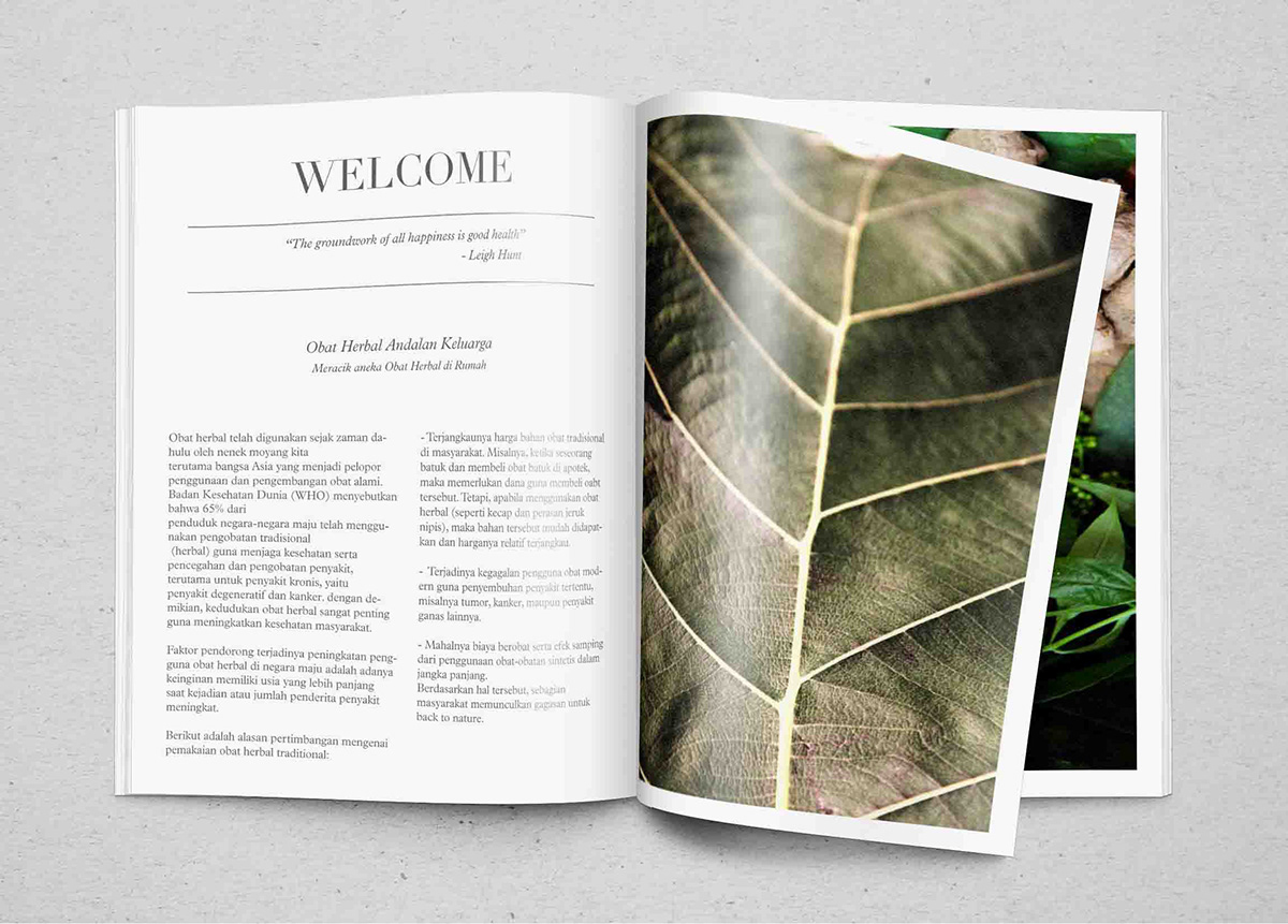 book deisgn packagingprint package brand redesign local herbal herbalbook herbs InDesign photoshop
