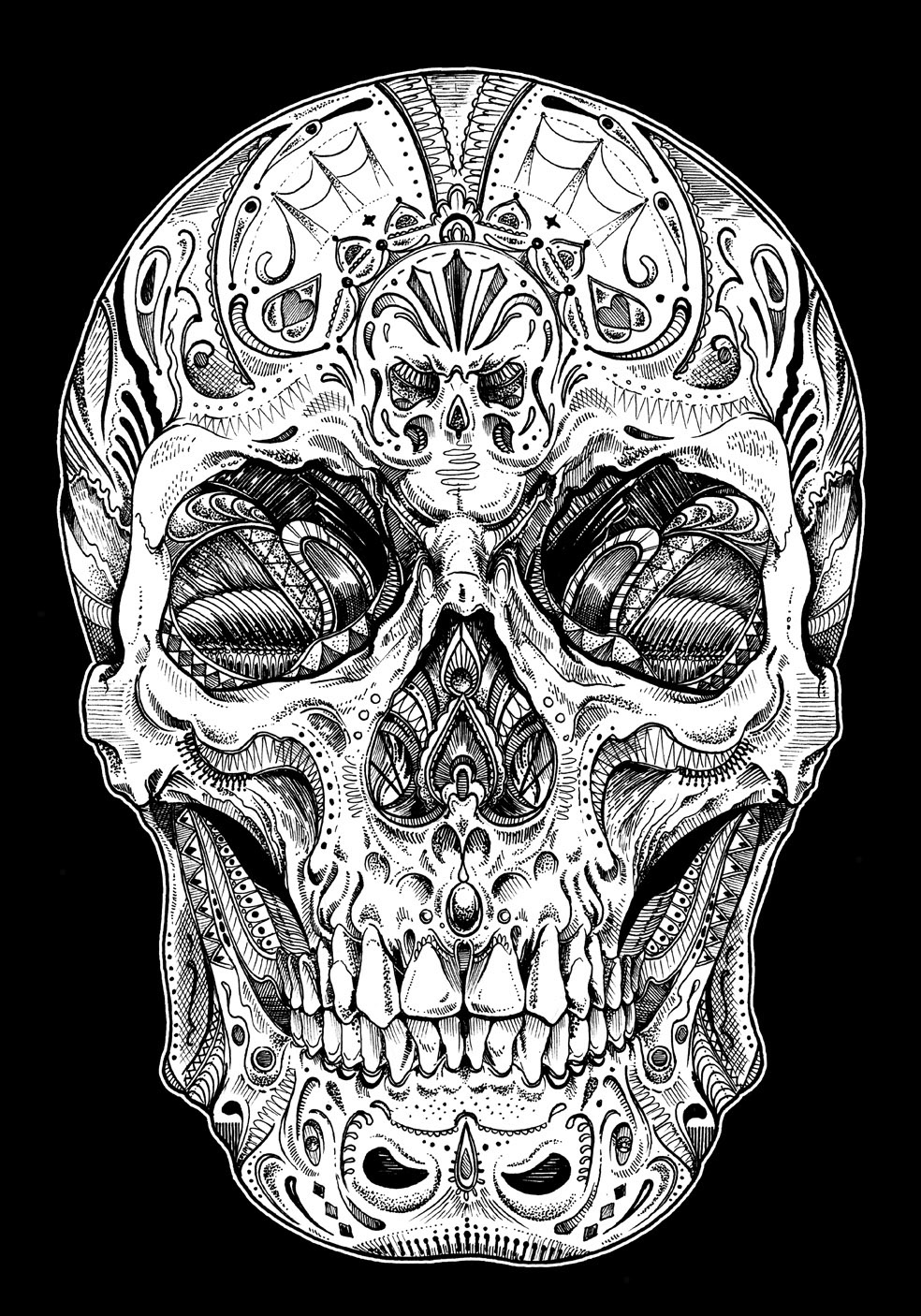 too many skulls skulls t-shirts metal dark
