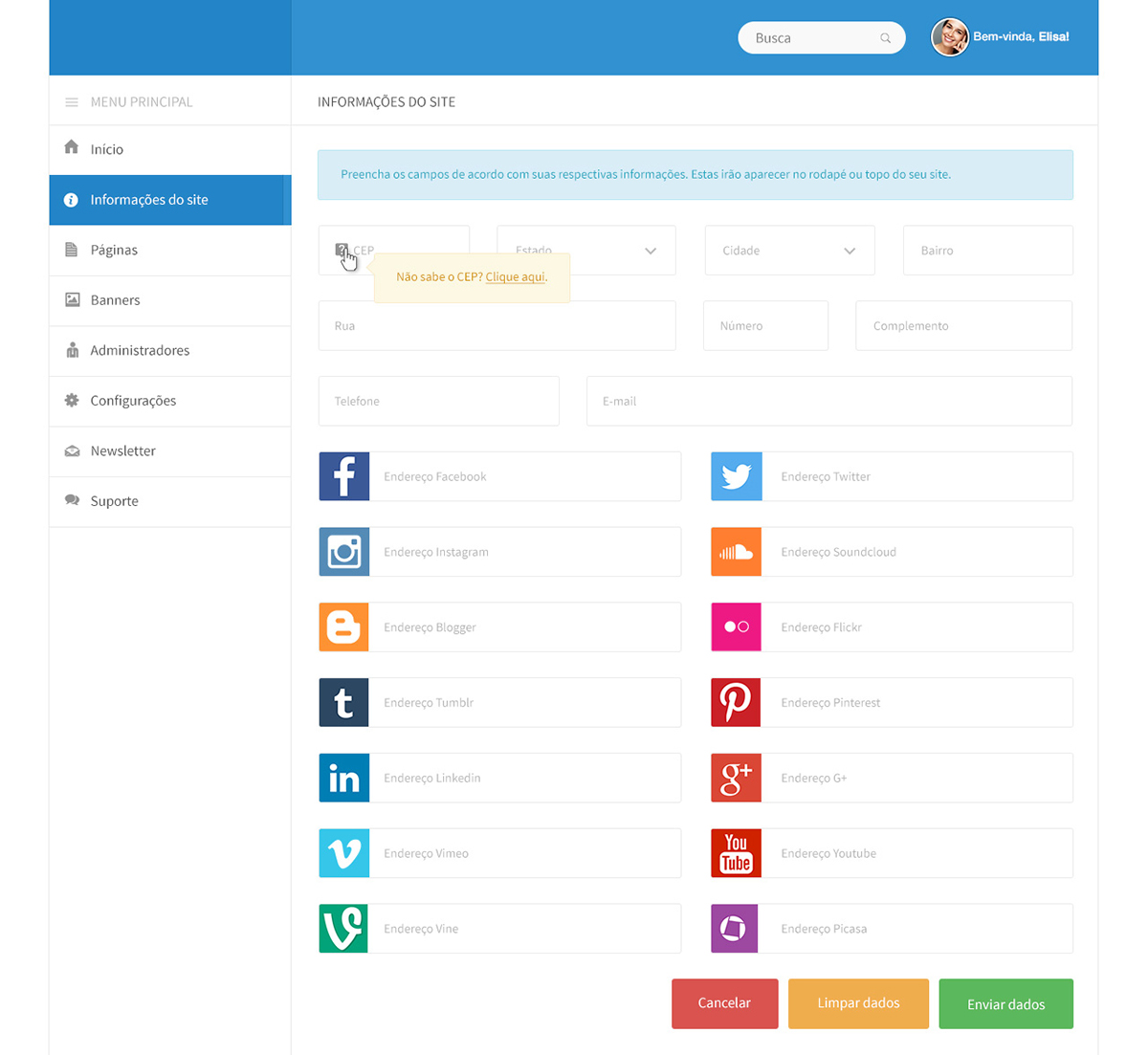 admin painel panel dashboard