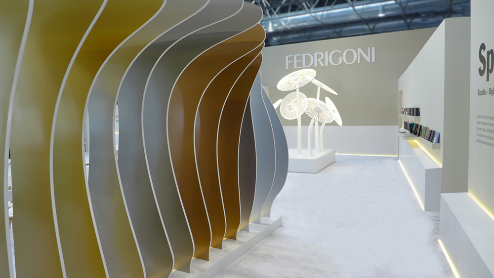 tradefair drupa messestand Messedesign Interior fedrigoni drupa 2016 Stand standdesign