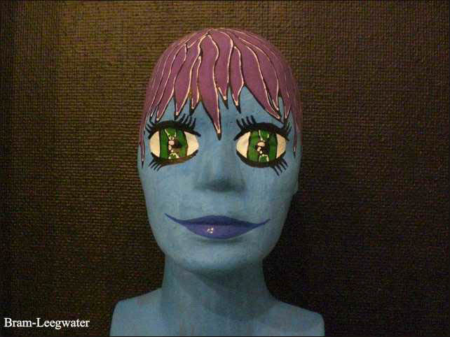 face change stopmotion Project crazy ironman V for Vendetta painted doll head paint happy face amazing vintage colors superheroes face metamorphose