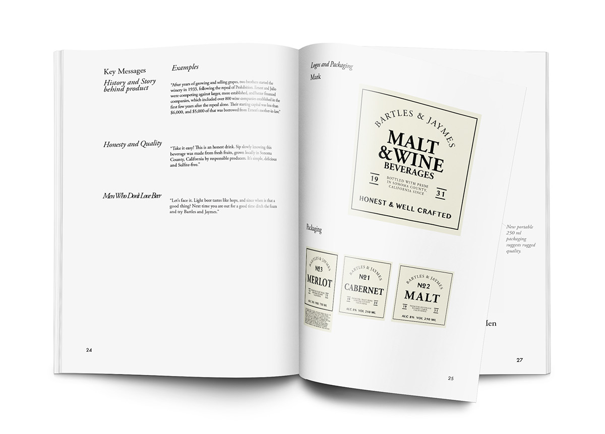 VCU brandcenter application Booklet Layout design print