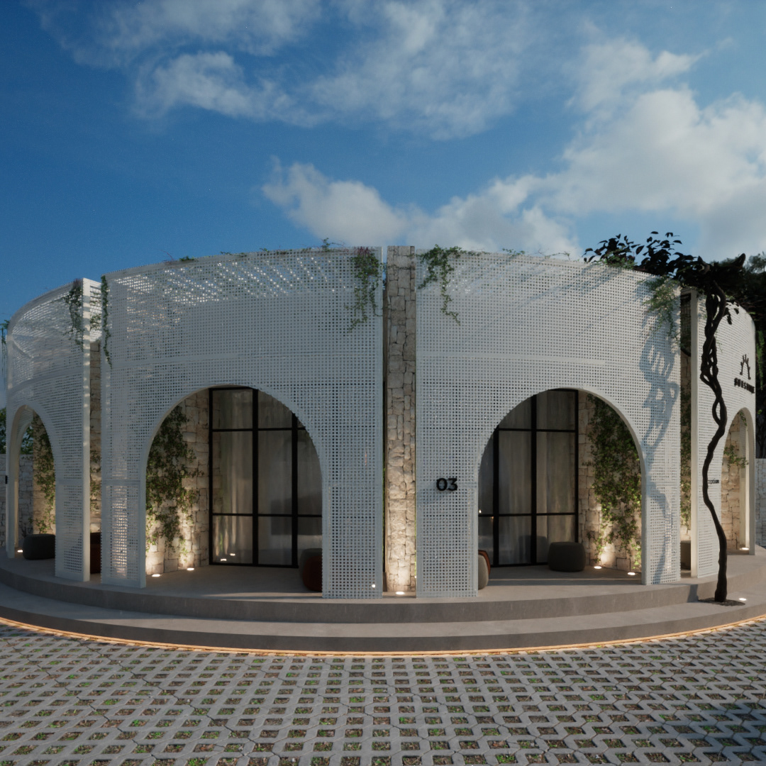 Outdoor indoor interior design  architecture Render 3D archviz visualization modern exterior