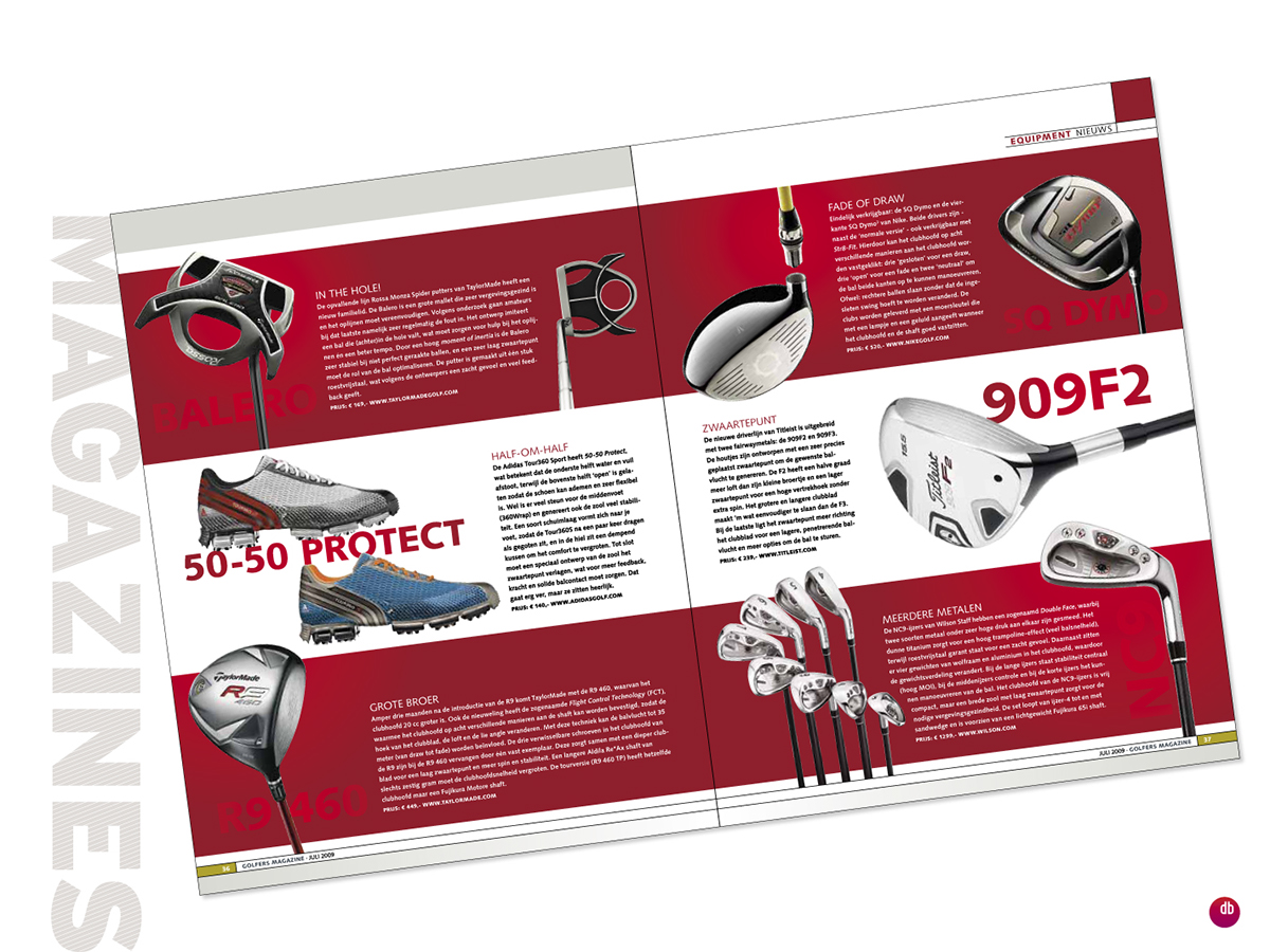 Golfers Magazine glossy golf magazine International sport