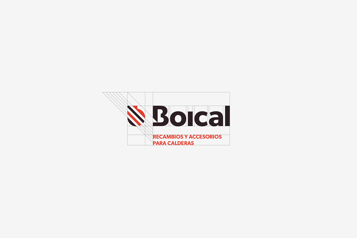 Signage brand boical Catalogue Boiler spare parts design logo