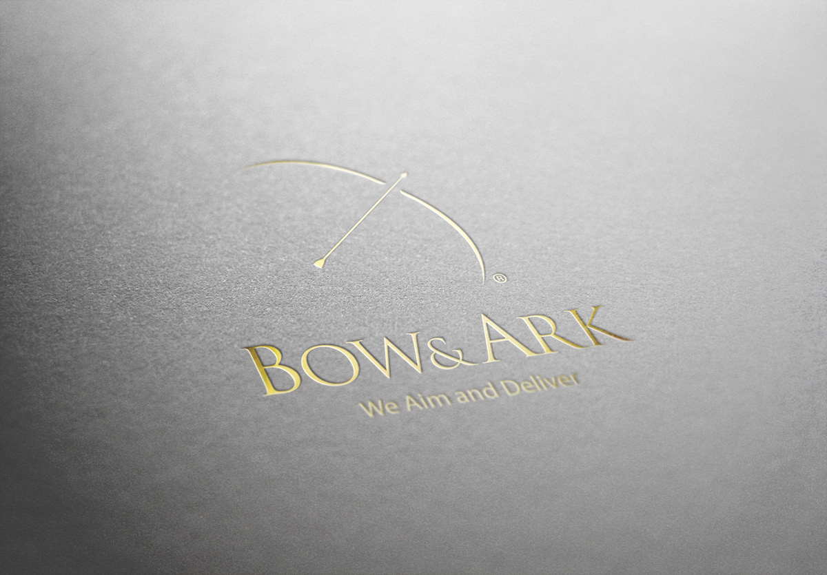 bow ark logo identity black