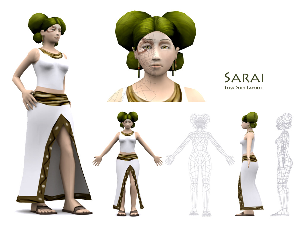 3D Character concept art 3D model