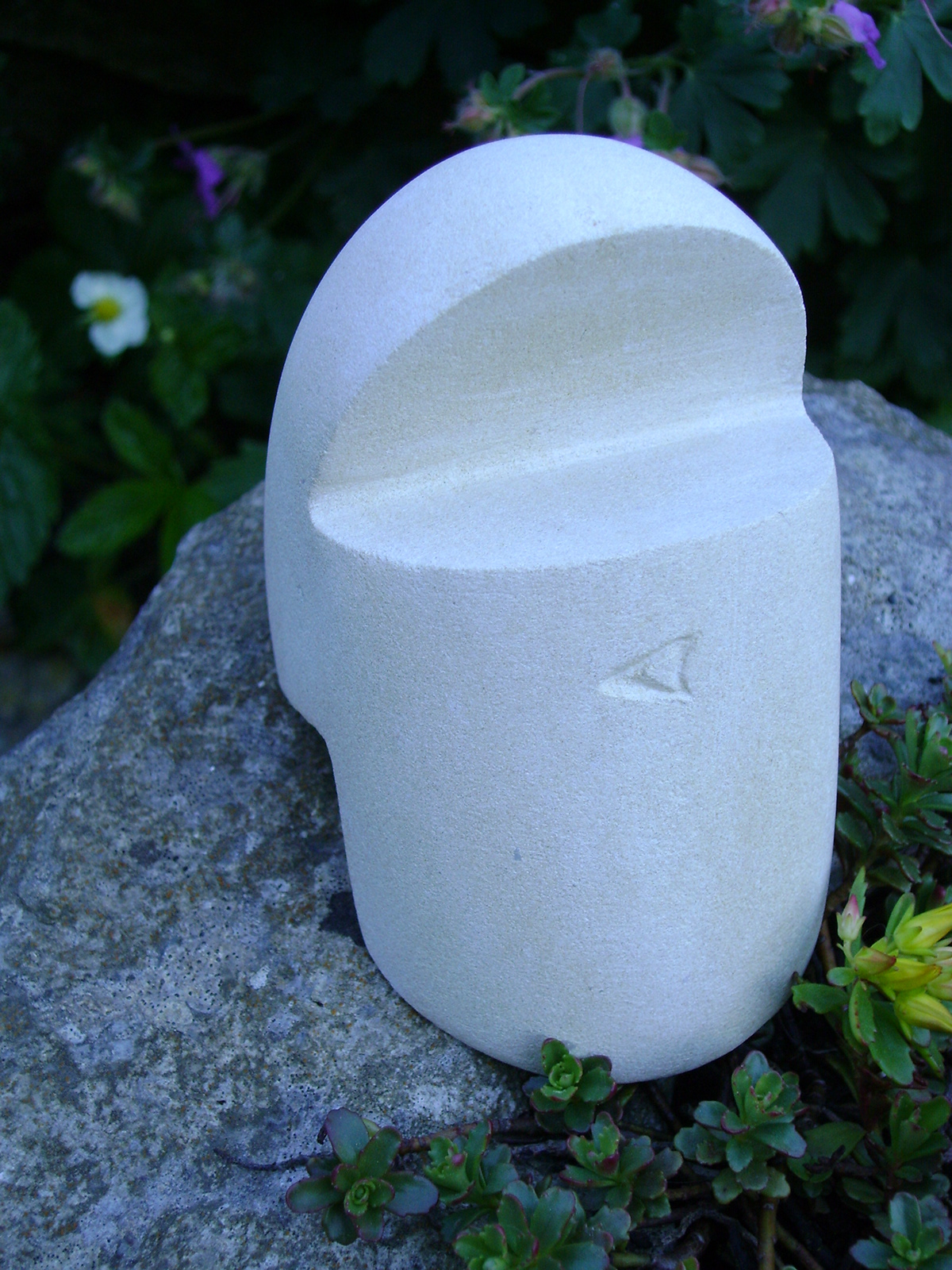 sculpture paper ornament small stone carving White Purbeck Dorset home