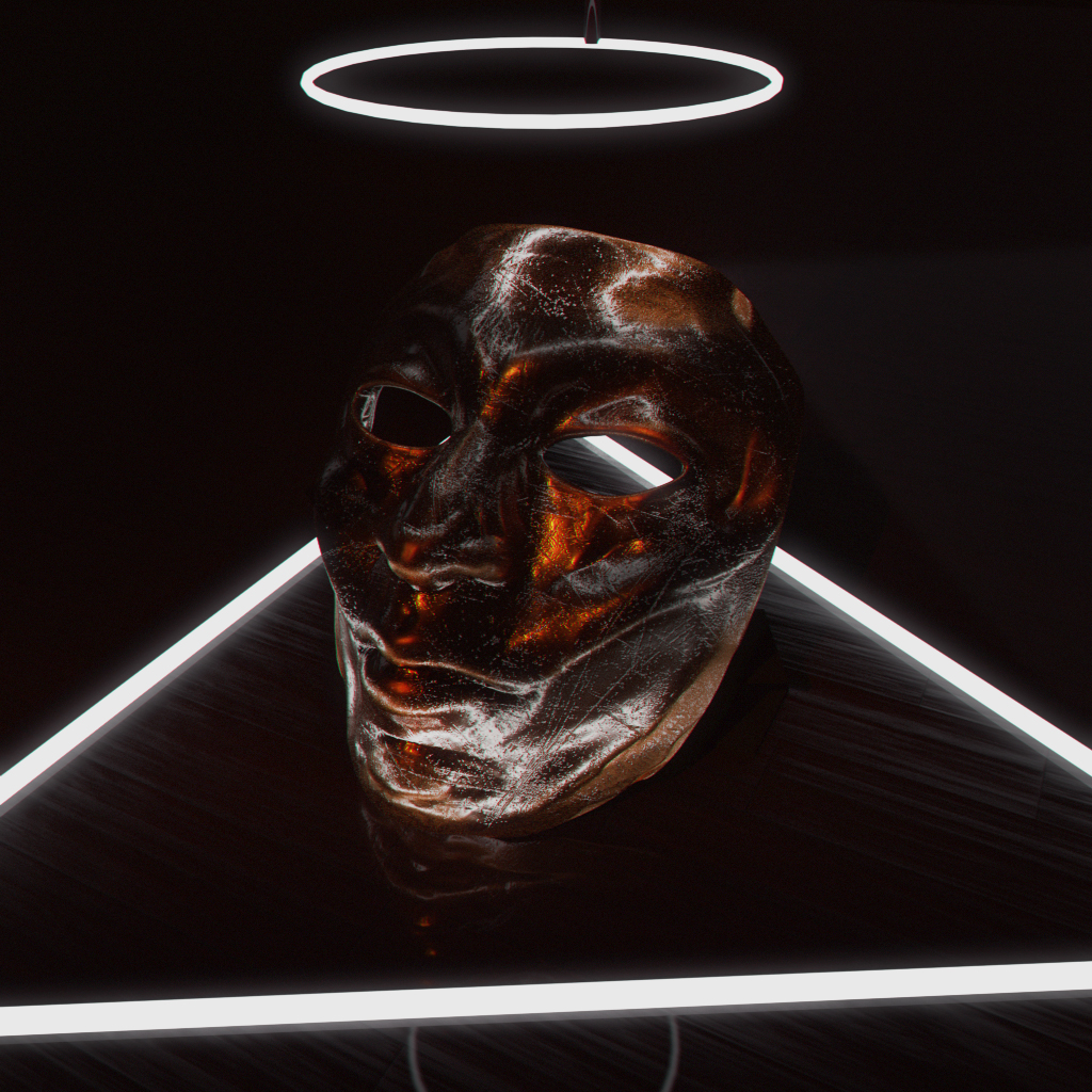 Render skull raven jelly simulation vfx CGI art blood red