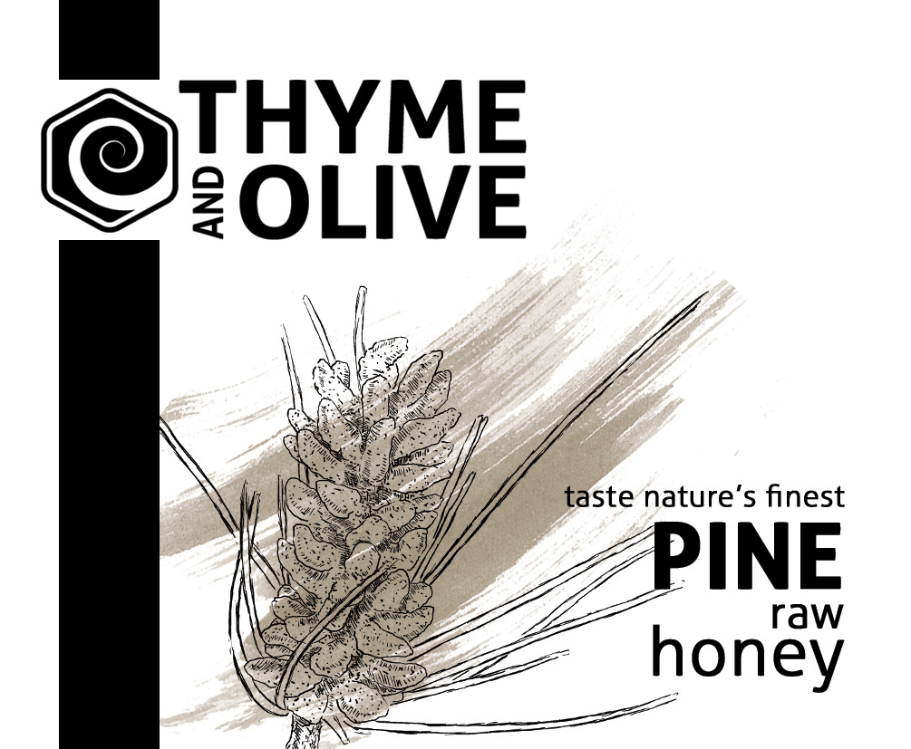 Thyme olive honey
