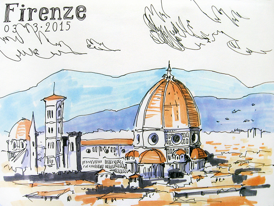 travelbook sketches sketch sketching Italy roma firenze Florence moleskine art