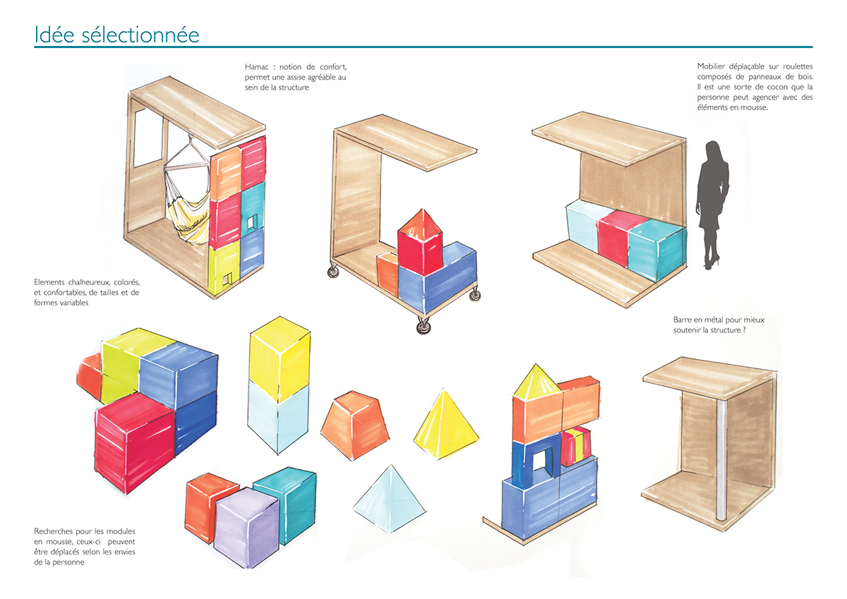 Lieu unique modular furniture