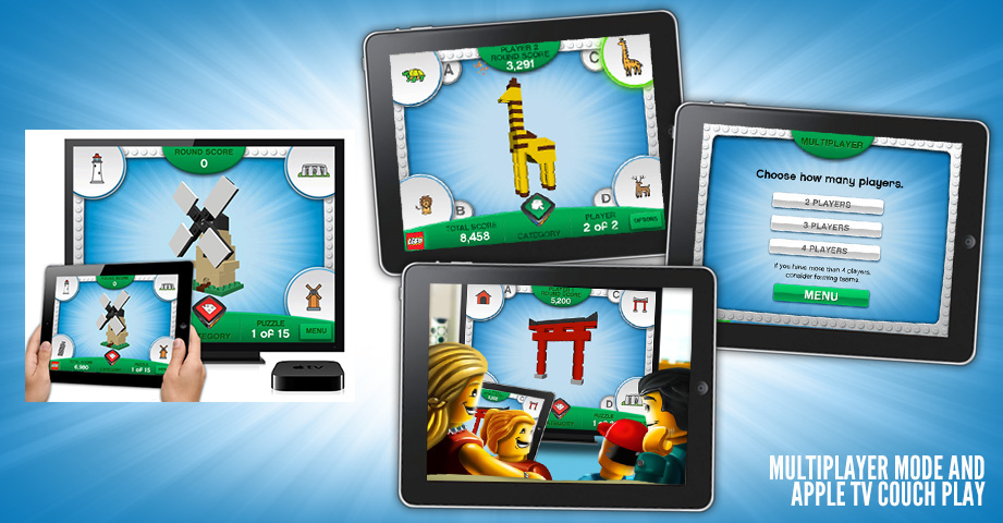 LEGO iPad ux app digital game iphone mobile UI
