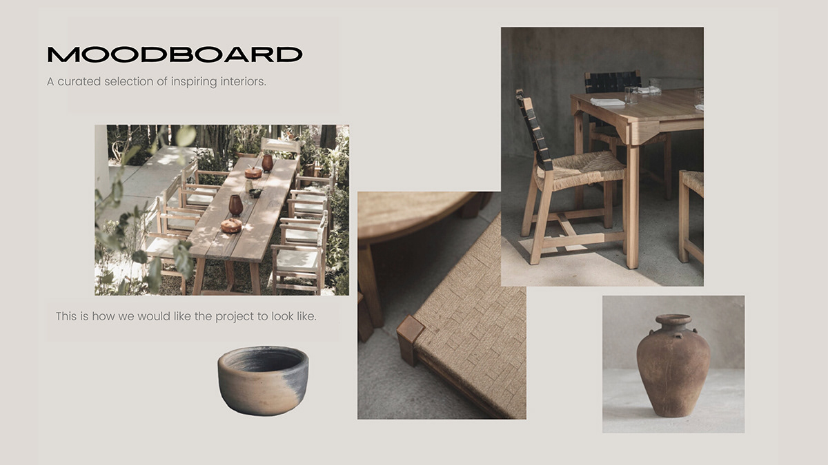 architecture design furniture interior design  lumion portfolio sheet hip vray Material Palette moodboard Project