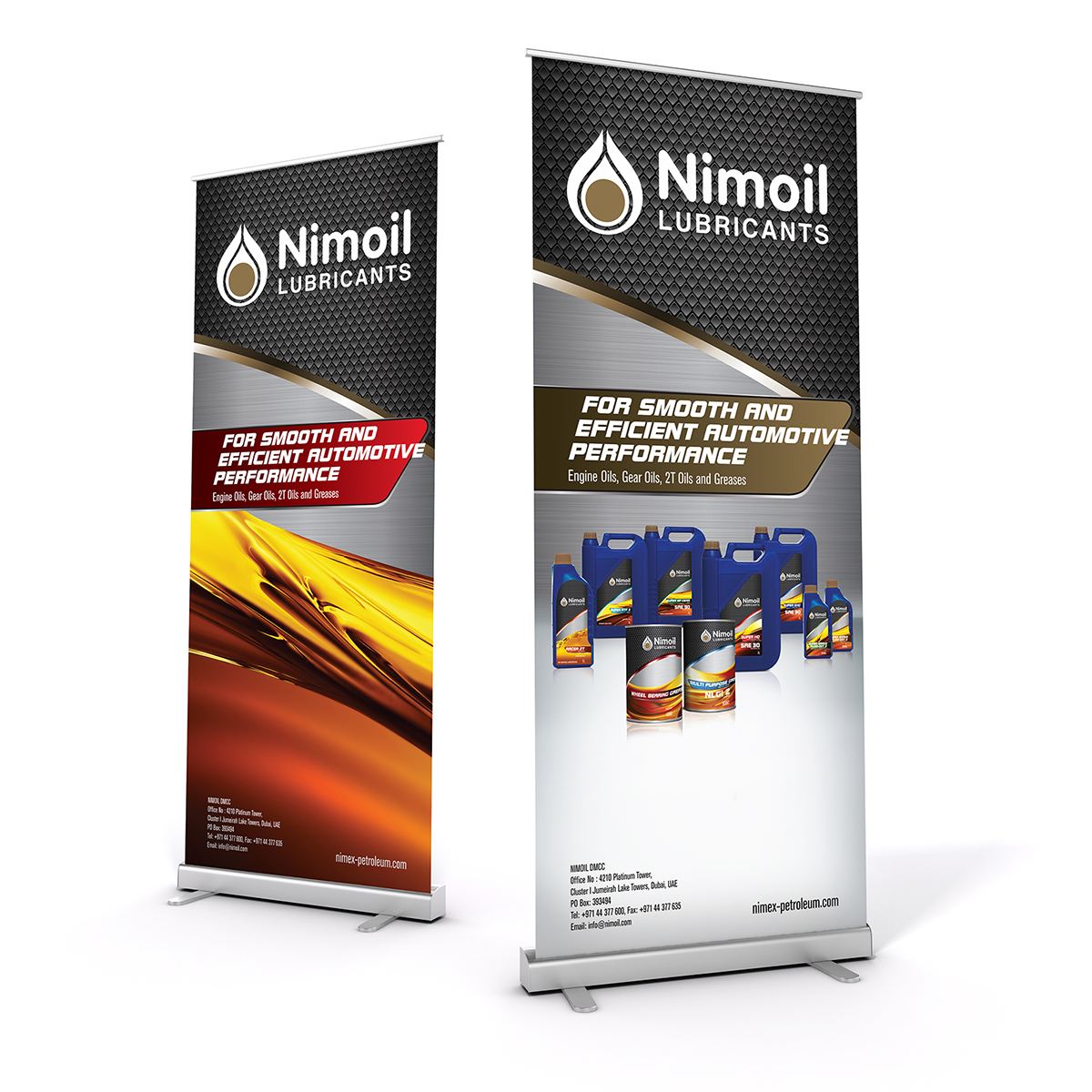 Nimoil dubai UAE label design container