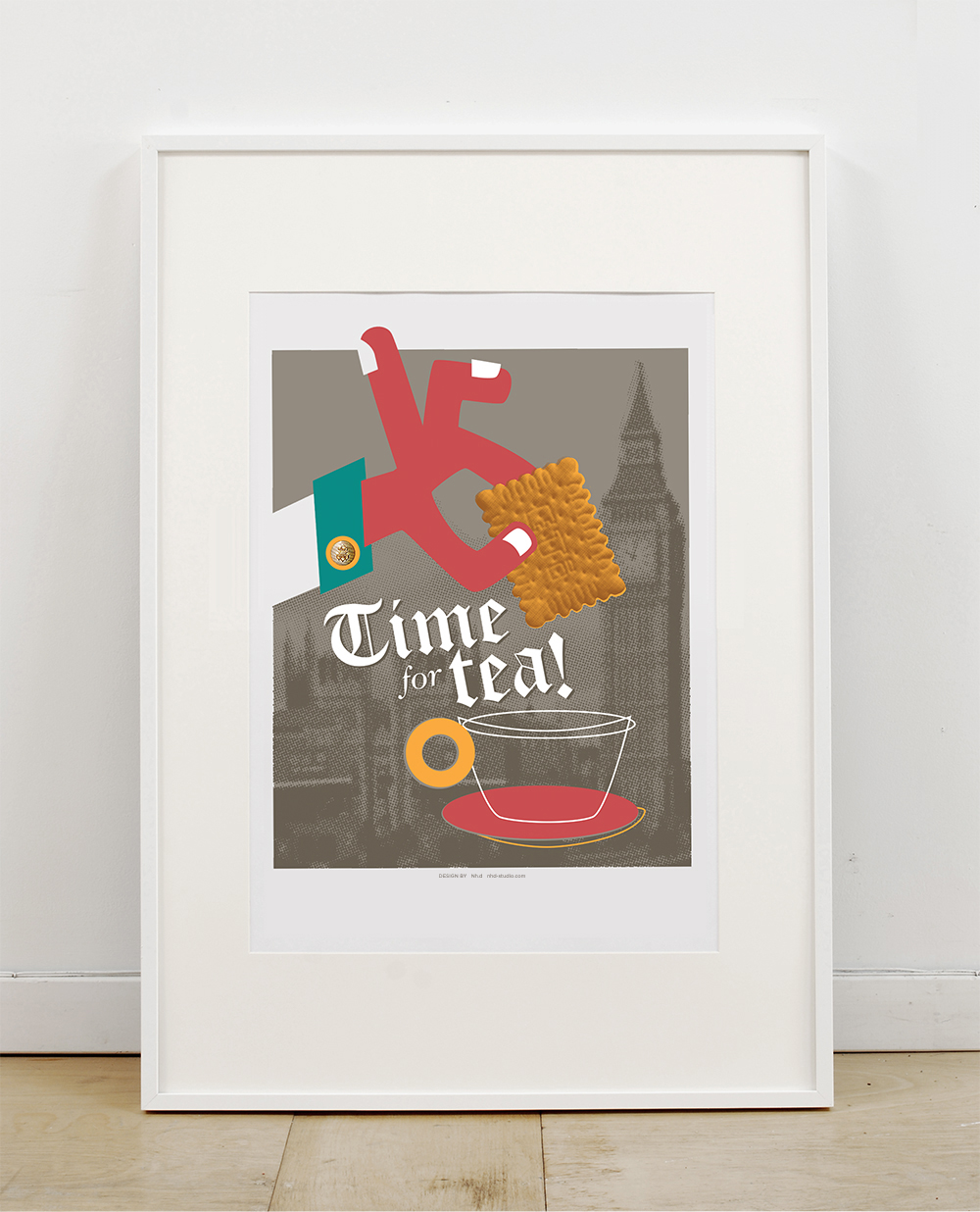 time tea Screenprinting Fun posters prints Food 