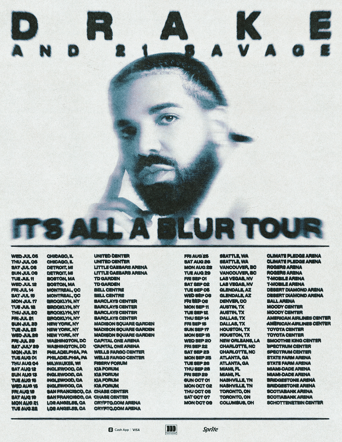 Drake poster Tour Poster music design photoshop artwork music art Poster Design typography  