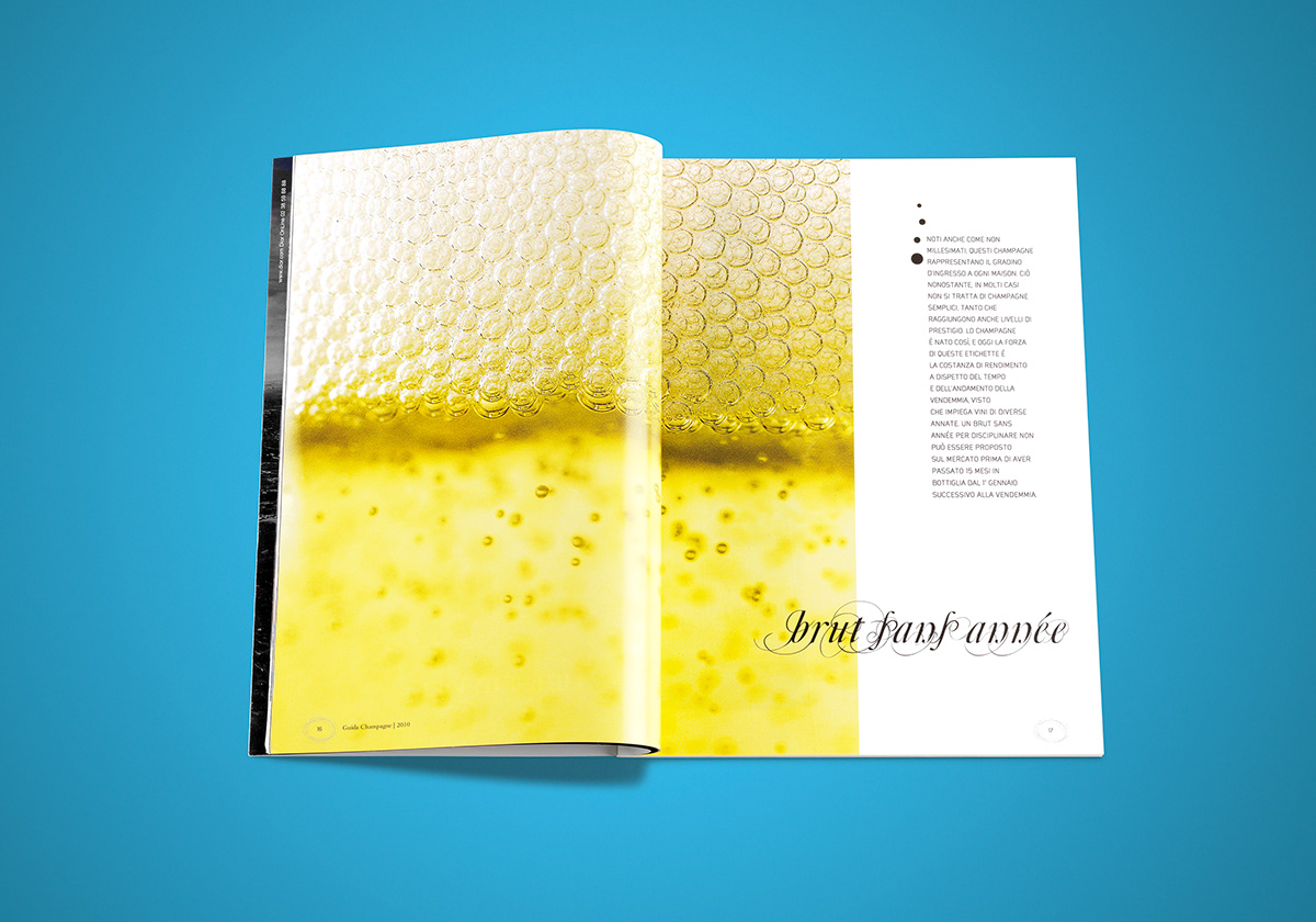 typo editorial wine Champagne design color grid taste
