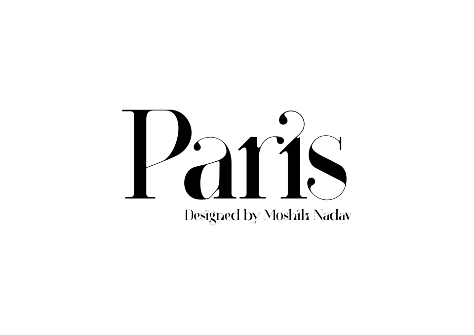 Paris moshik nadav paris typeface Typeface typo type font fonts france fonts for fashion fashion typefaces typographic posters posters fashion logo nyc
