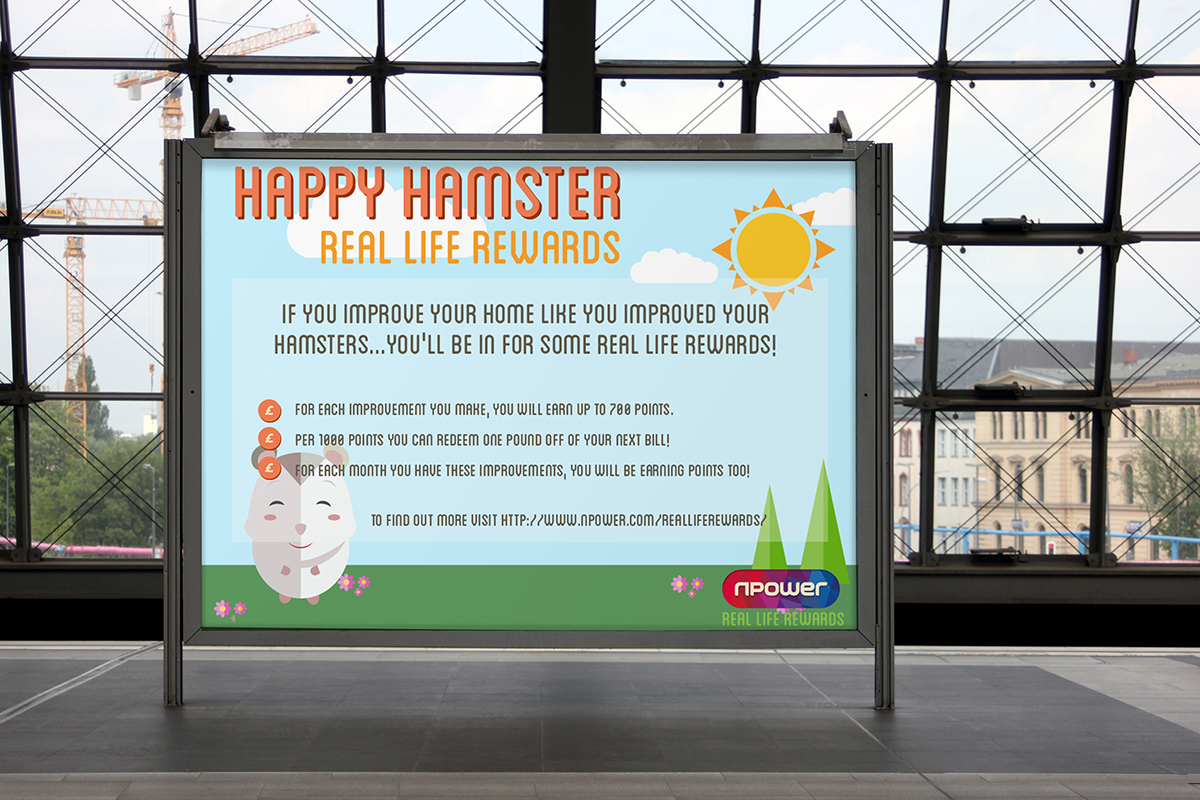 Npower Happy Hamster App on Behance