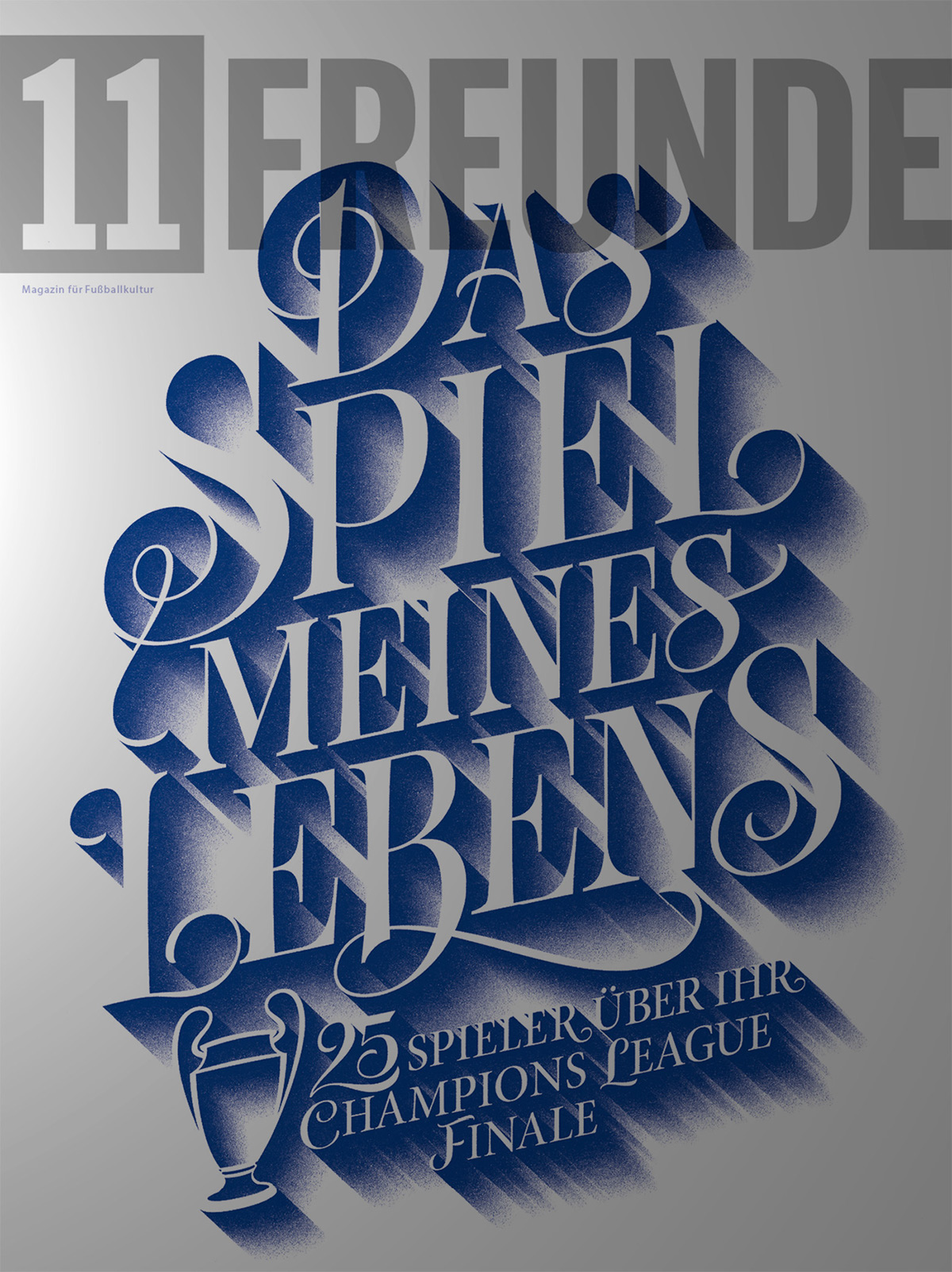lettering 11freunde german cover magazine type