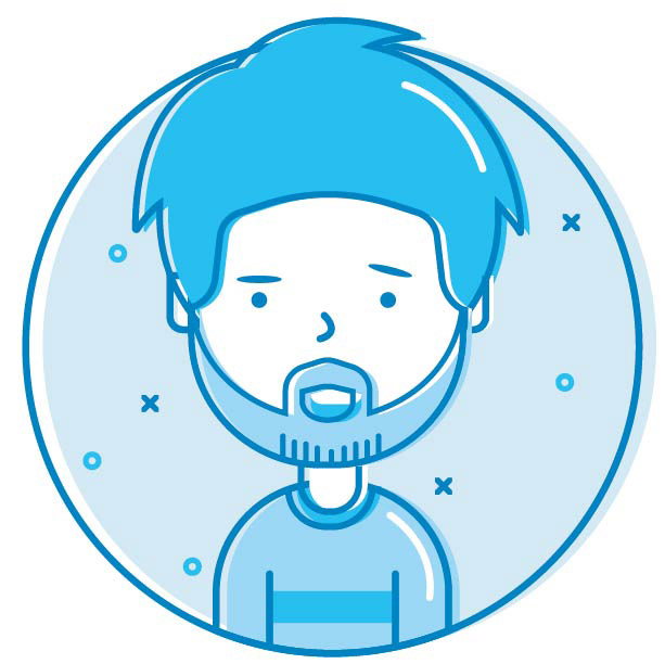 line icons linear modern avatars people tech team