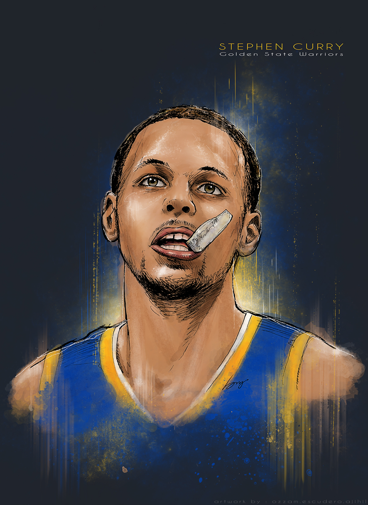 Stephen Curry on Behance