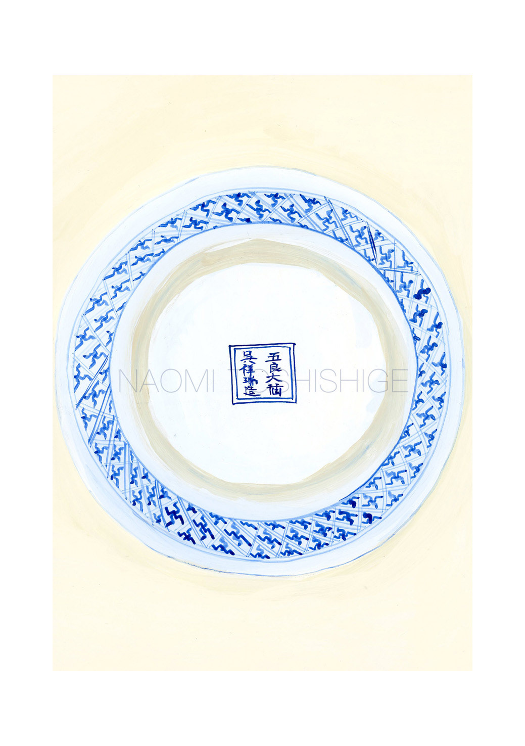 Blue and White porcelain fine art 青花 染付 祥瑞 やきもの 茶の湯 jingdezhen gouache