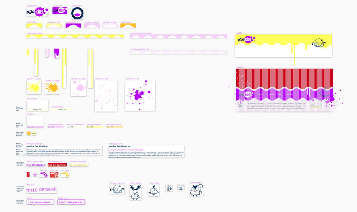 Games digital product digital platform Games Platform Online Games Logo Design Interaction design  Web Design  Design for Kids kids