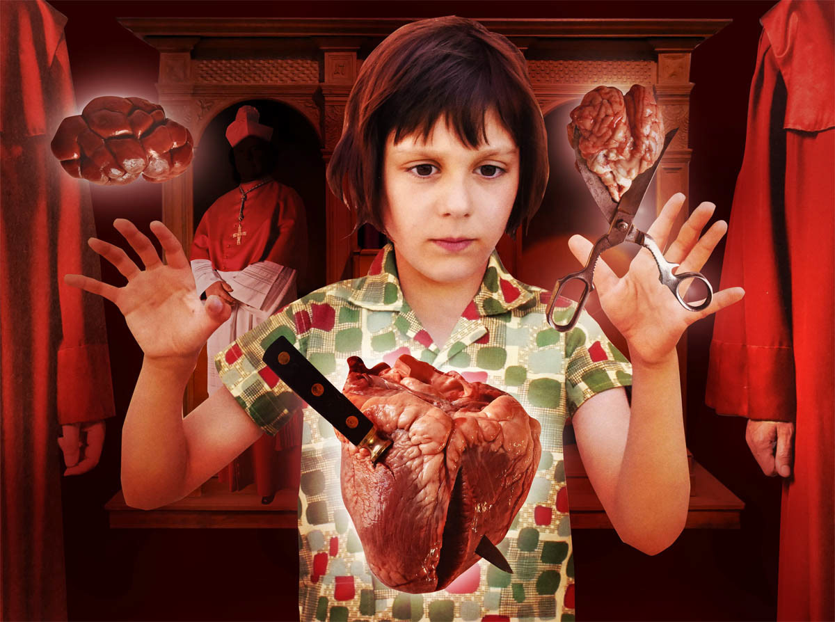 collage colagem Editorial Illustration Food  Health morality nutrition psychology religion sin