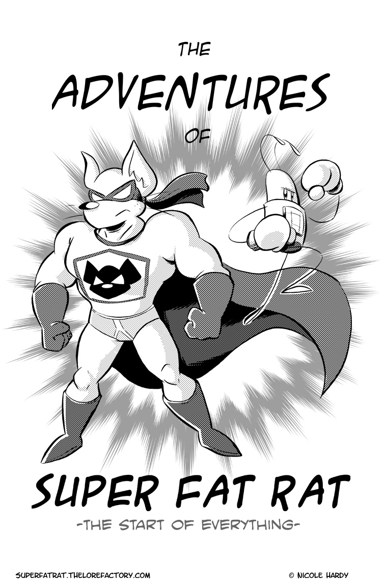 Comic - The Adventures of Super Fat Rat Issue - 01 on Behance