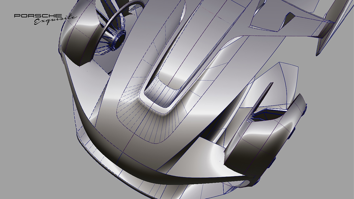 Porsche Porsche 911 exquisite Master thesis Project scale model concept crazy vision