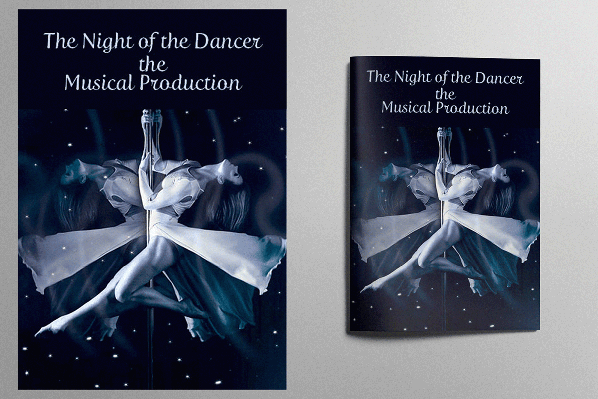 program book book design Musical DANCE  