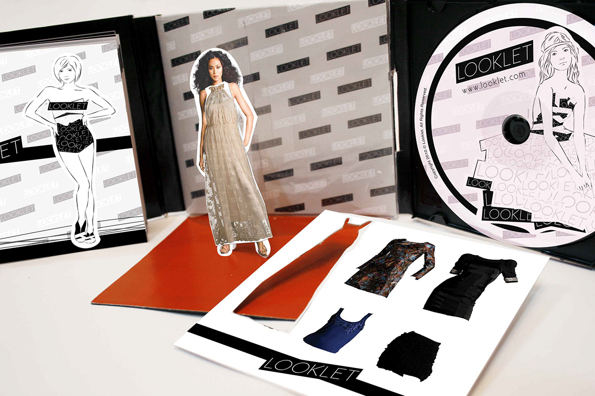 looklet fashion illustration CD packaging Booklet Promotional