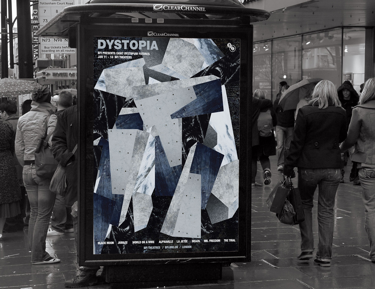 poster print adshel andy reynolds BFI film festival graphic design 
