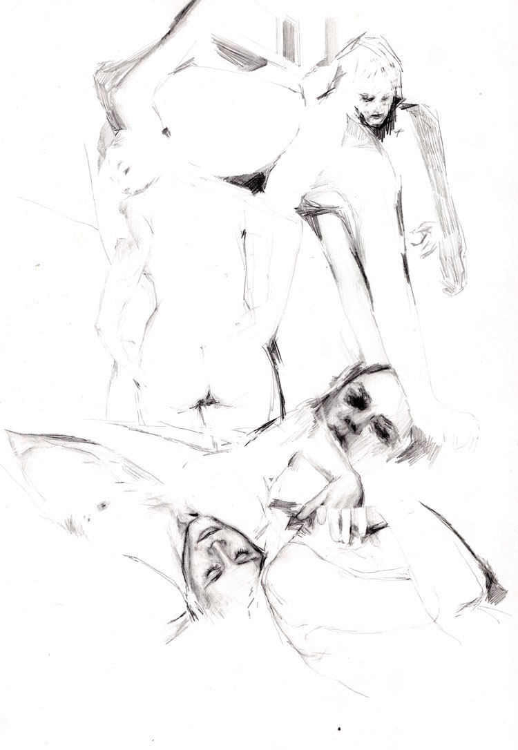 sketch sketchbook Drawing  figure body dreams