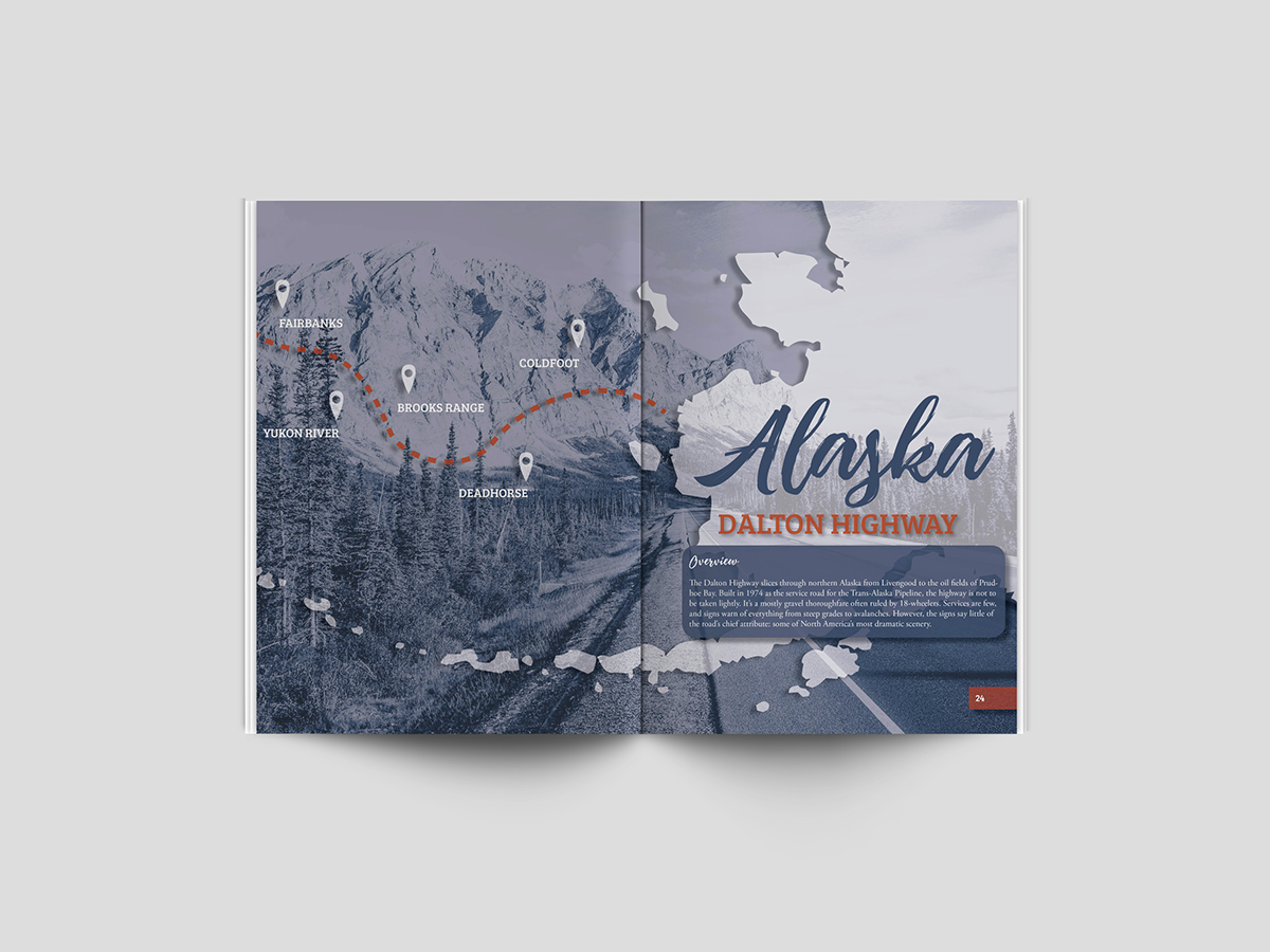 magazine layout Magazine design Travel Magazine