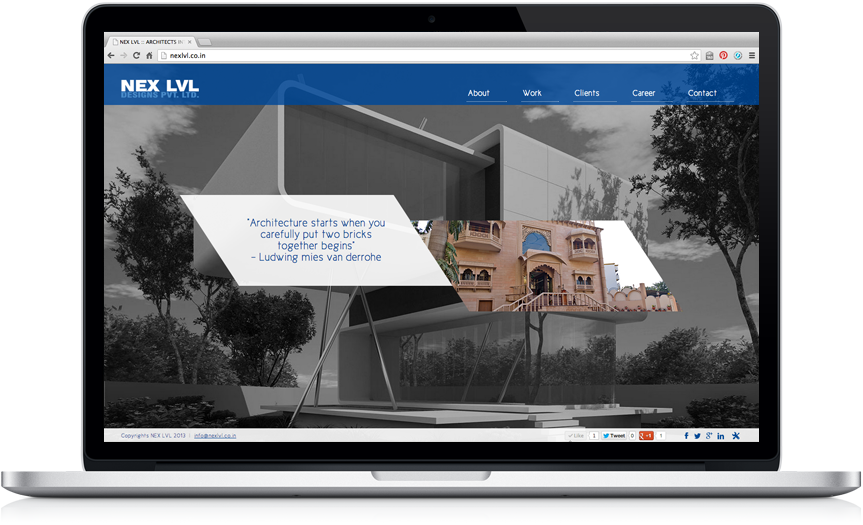 architect Interior design Web UI ux HTML html5 front end interactive blue new