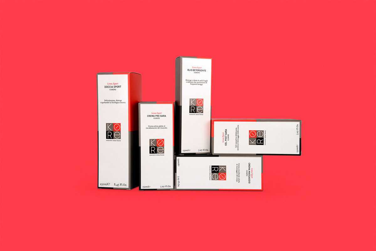 koire cosmetics design brand makeup store identity corporate stationary Pack strategy naming logo pantone strong