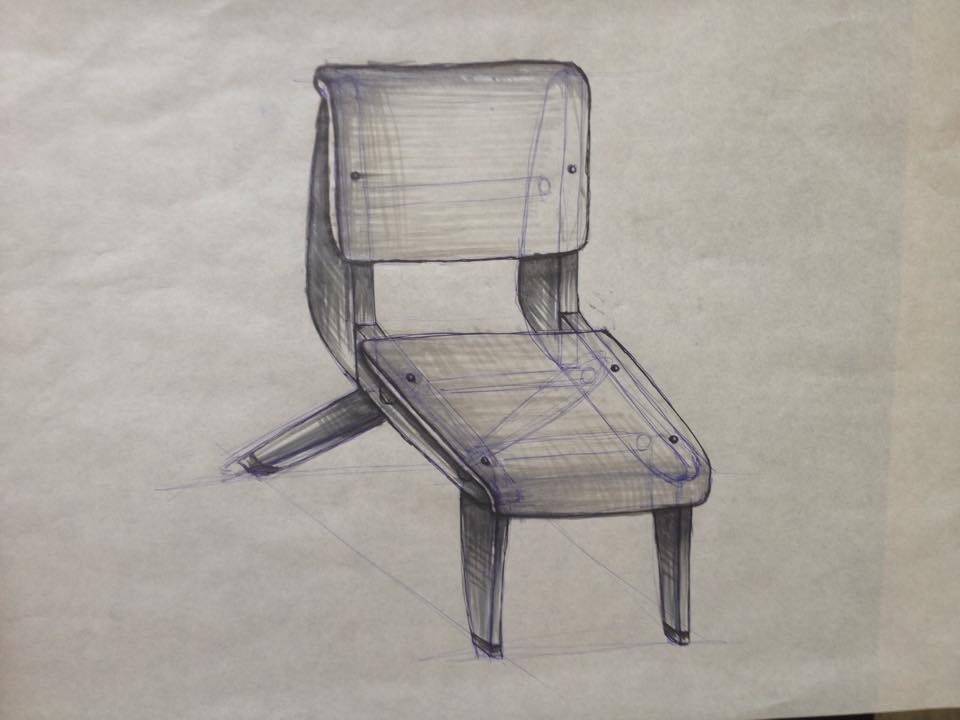 furniture chair cadeira 3D Render sketches art design graphic lisboa Lisbon Portugal industrial product