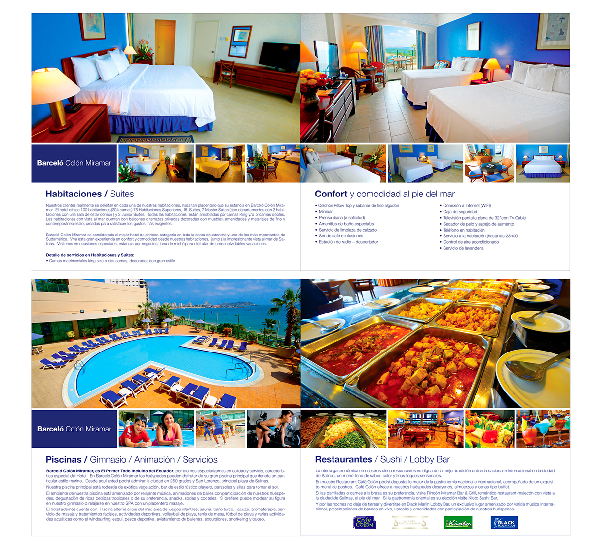 brochure Ecuador salinas Travel discover ecuador desing folleto logo Photography  beach