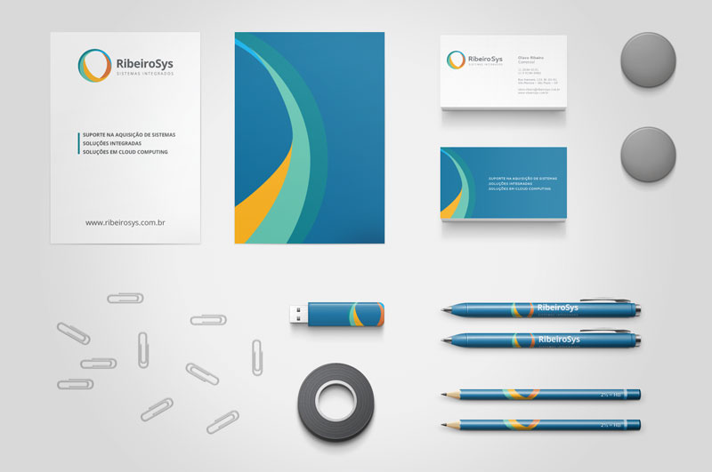 ribeirosys  branding  logotype colors  logo