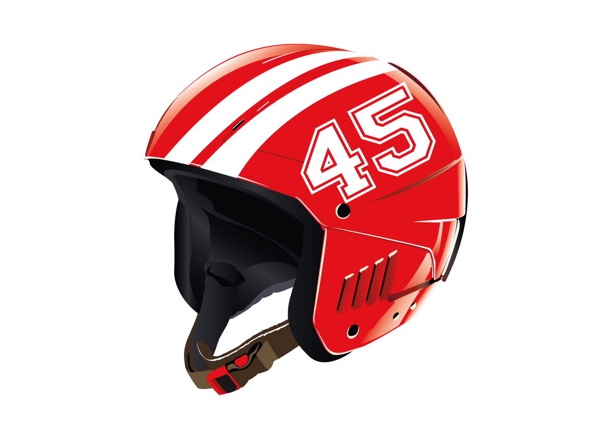 Casque Club Med Helmet safety Club Med club Med Ski vector casque ILLUSTRATION 