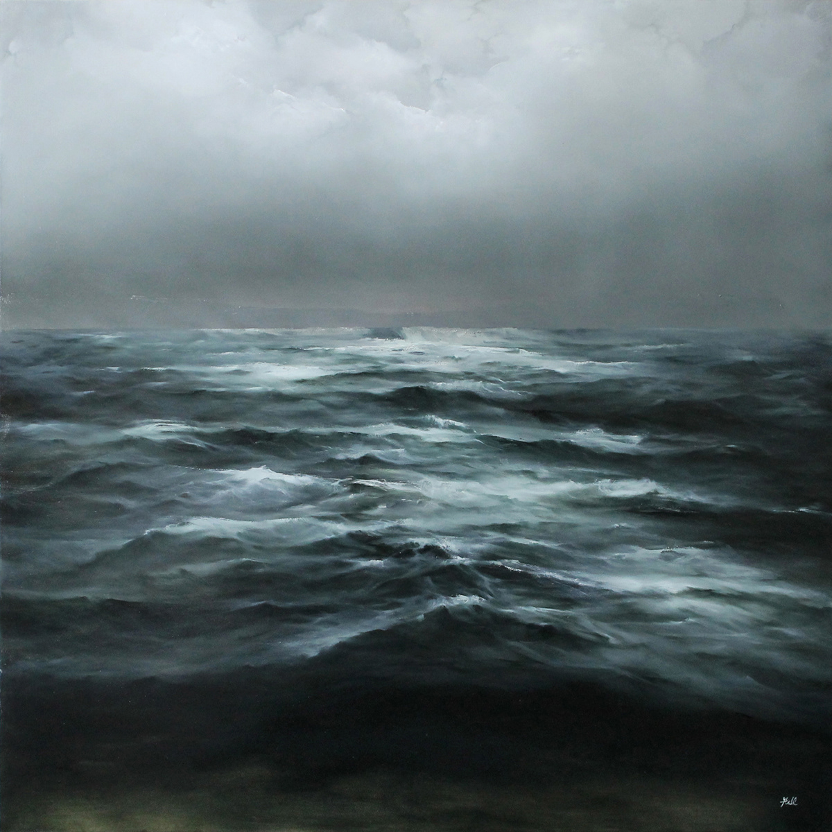 landscape paintings Cloudscapes nature art ocean paintings Adam Hall art Robert Lange Studios RobertLangeStudios